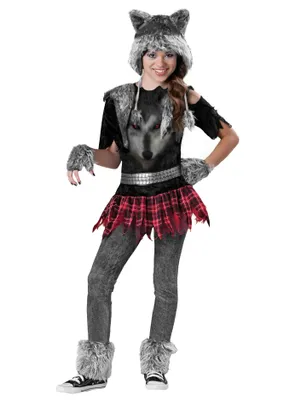 Immagine prodotto di Costume da lupo mannaro hipster per bambini Taglia bambini: 152-164
