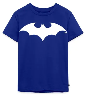 Produktbild von Spreadshirt DC Comics Batman Logo Fledermaus Kinder Premium T-Shirt, 110/116 (4 Jahre), Royalblau