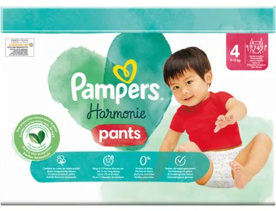 Produktbild von Pampers Harmonie Pants Größe 4 – 74 Windelhosen – 9 kg–15 kg