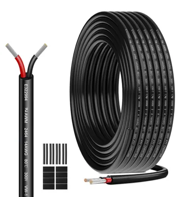 Obrázok produktu pre 14AWG, 2x2,08 mm², kábel UL2464, 5 metrov, dvojžilový, vhodný pre LED osvetlenie automobilov