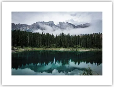 Produktbild von Poster - Poster ohne Rahmen - Landschaft Berge Wolken - 40x30 cm - Wand Bild - Wanddeko - Wandbilder - Kunstposter - Wandposter - Bilder - Kunstdruck - Wanddekoration - Wandbild - P2XAA40x30-4671