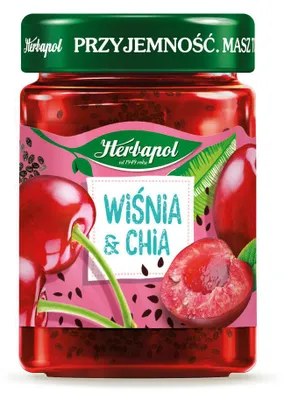 Herbapol Konfitüre Kirsche & Chia Marmelade 280g