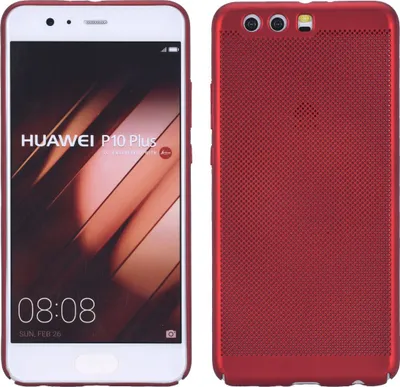 Produktbild von Handy Hülle für Huawei P10 Plus Schutzhülle Case Tasche Cover Etui Rot