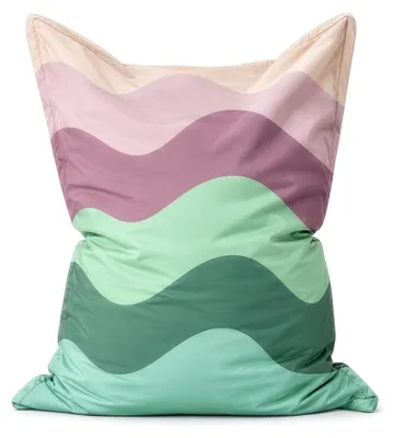 Produktbild von Lumaland Sitzsack Wave XXL 140x180cm Indoor Outdoor Riesen Sitzkissen Beanbag