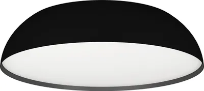 Produktbild von EGLO connect.z Smart Home LED Deckenleuchte Tollos-Z, ZigBee, App und Sprachsteuerung Alexa, CCT, RGB, dimmbare Metall Deckenlampe in Schwarz, Ø 55 cm
