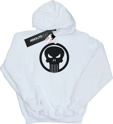 Produktbild von Marvel - "The Punisher Skull Circle" Kapuzenpullover für Damen BI10487 (L) (Weiß)