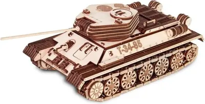Obrázok produktu pre EWA pohyblivý 3D model tanku T-34-85 Mechanické puzzle