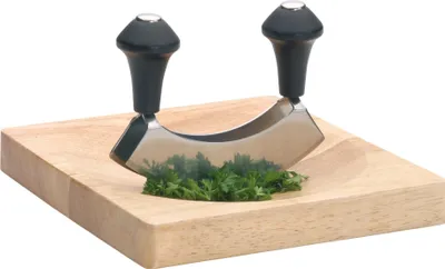 Immagine prodotto di Tritatutto per erbe con tagliere in legno