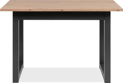 Image de CALICOSY - Table à manger extensibleReproduction chêne et anthracite L120/160 cm - DENVER