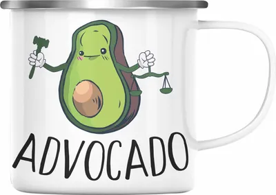 Produktbild von Trendation - Jurist Emaille Tasse Geschenk Anwalt Jura Student Examen Geschenkidee (Silber)