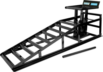 Produktbild von Auffahrrampe mit hydraulischem Wagenheber 2000 kg höhenverstellbar 24-36 cm mit Sicherheitsventil