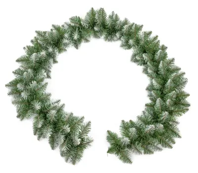 Productafbeelding van Kerstkrans, dik, kunstmatig, kerstdecoratie, groen, 300 cm, 220 punten