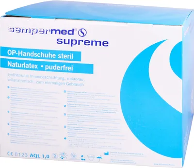 Produktbild von Sempermed Supreme Op Handsch.steril puderfr.Gr.7 50X2 St