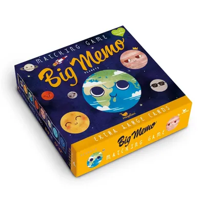 Obrázok produktu pre Memo-Spiel Planets mit extragroßen Karten zum Üben der Planeten-Reihenfolge im Sonnensystem