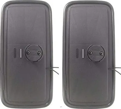 Produktbild von 2x Rückspiegel Außenspiegel für LKW Bagger UNIVERSAL BEHEIZT 375x185mm ř14-30 SET