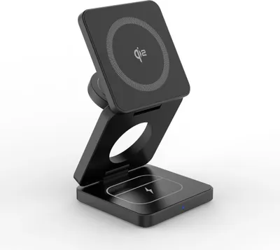 Obrázek produktu pro MH08 Pro - 3v1 Skládací bezdrátová Qi2 nabíječka - BLACK
