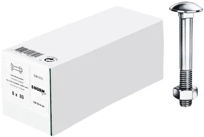 Produktbild von DIN 603 Mu galZn M8x20 HPE-NORMpro