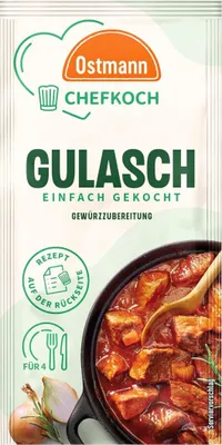 Obrázek produktu pro Přípravek na gulášové koření Ostmann Chef's pikantně-kořeněný 12g