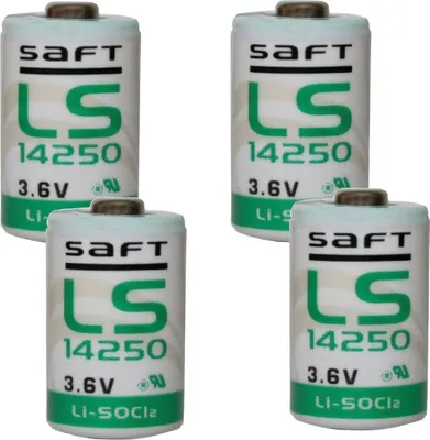 Produktbild von 4x Lithium Batterie Saft LS14250 1/2AA 3,6Volt