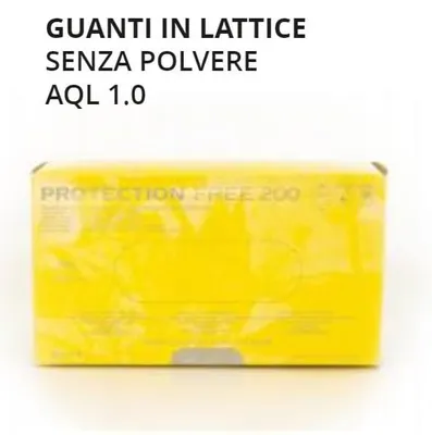 Immagine prodotto di Guanti Lattice Senza Polvere Medium 100 Pezzi Gammadis