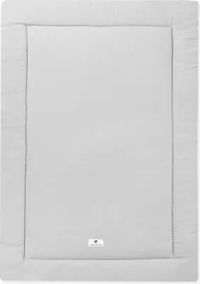 Produktbild von Julius Zöllner grau Krabbeldecke Musselin 95x135