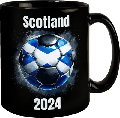 Produktbild von Fußball Schottland Flagge Tasse in Schwarz