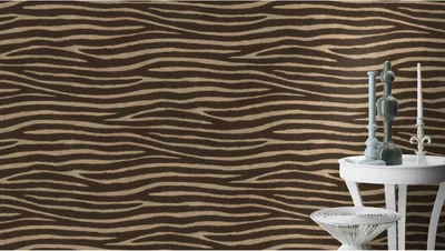 Produktbild von Rasch Vliestapete 751741 African Queen III, Zerbra braun-beige, 10,05 x 0,53 m