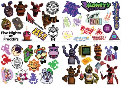 Obrázok produktu pre Five Nights at Freddy's Tech Sticker Pack