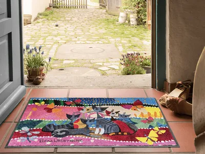 Produktbild von Rosina Wachtmeister Fußmatte Fasce di colore 50 x 75 cm