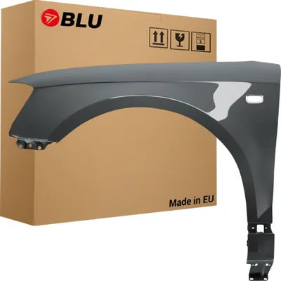 Zdjęcie produktu dla BLU Błotnik pasujący do Audi A3 8P II-generacja LZ7S Lewy Szary DaytonaGrau | 2003-2008 | Przedni Przód | Lakierowany | Gotowy do montażu  | Stal