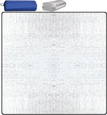 Produktbild von Famanu Isoliermatte Aluminium 200 x 200 cm - faltbar, wasserfest, leicht