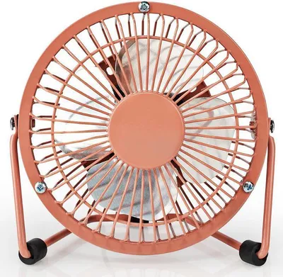Obrázek produktu pro Nedis FNDK1PK10, Domácí vrtulový ventilátor, Růžová, Tabulka, Kov, 10 cm, 1 m