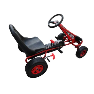 Immagine prodotto di Go-kart a pedali per bambini, sedile regolabile, rosso