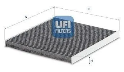 Produktbild von UFI 54.532.00 Innenraumfilter Pollenfilter für TOYOTA LAND CRUISER (KDJ12, GRJ12) Aktivkohle