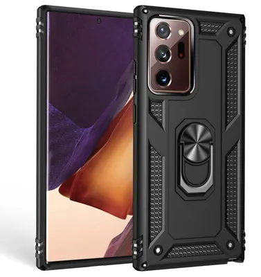 Obrázok produktu pre NALIA Krúžkové puzdro na mobilný telefón pre Samsung Galaxy Note 20 Ultra, puzdro s držiakom na prst, čierne