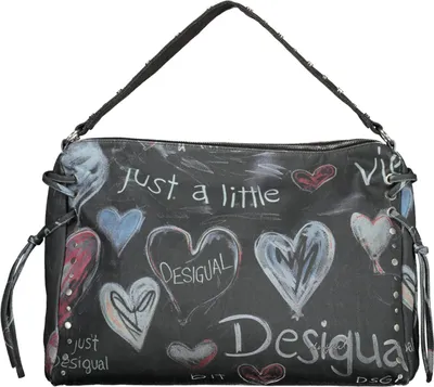 Produktbild von Stylische Damen Handtasche Schwarz mit abnehmbarem Schultergurten