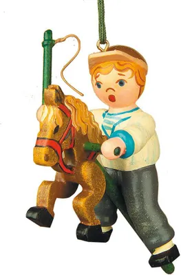 Produktbild von Christbaumschmuck Mein Steckenpferd (6,5cm) von Hubrig Volkskunst