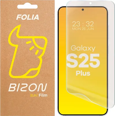 Produktbild von Matte Folie für Galaxy S25 Plus, Bizon Glass Film Sun, 1 Stück