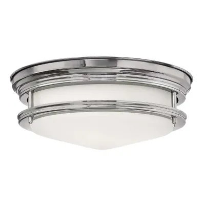 Produktbild von Elstead Hadrian Deckenleuchte E27 2-fach Chrom Weiß IP44