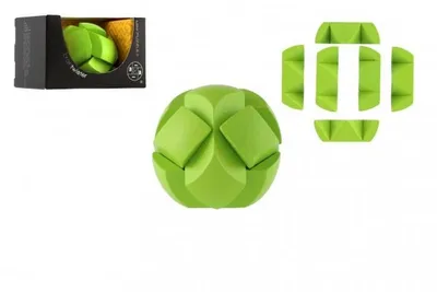 Image de Boule de puzzle en bois dans une boîte 8x5x5cm