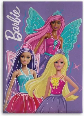 Imagen del producto de Chaqueta de polar con estampado a cuadros Barbie - Color violeta