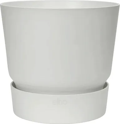 Image de Pot Greenville D.25cm Blanc Design Moderne, Auto-irrigation - Elho