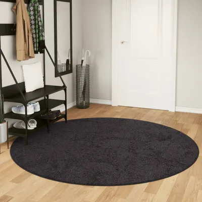 Produktbild von Vidaxl waschbarer Anti-Rutsch-Teppich ø 200 cm Anthrazit