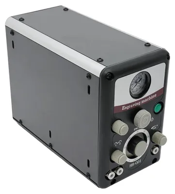 Immagine prodotto di Macchina pneumatica per incisione, potenza 80W, pressione dell'aria regolabile, colore nero