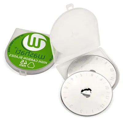Produktbild von 10 Stück 45 mm Rollschneiderklingen, Rundklingen für Stoffschneider