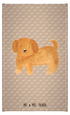 Produktbild von Mr. & Mrs. Panda Handtuch Hund Flauschig - Hundeglück - Geschenk, badezimmer, Klein, Sprüche, Frotteehandtuch, gästehandtuch, Süß, Frotteetuch, Hunde, Niedlich
