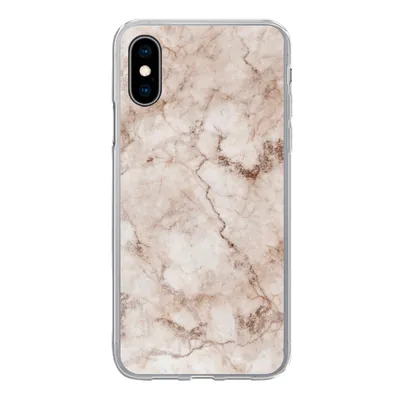 Produktbild von MuchoWow® Handyhülle Schutzhülle Hülle für iPhone X Marmor - Luxus - Braun Silikon Softcase Handy Hülle - Handyhülle
