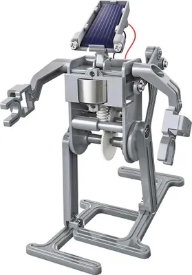 Produktbild von 4m Grüne Wissenschaft Solarpanelroboter Silber Kinder Silber One Size