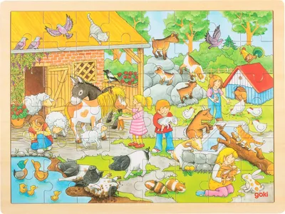 Obrázok produktu pre Einlegepuzzle Streichelzoo