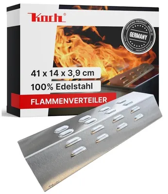 Produktbild von KOCH #28 Flammenverteiler 41 x 14cm passend für einige Enders Boston, Coobinox, Knoxville , Rösle, Zunda, SwissGrill, Napoleon